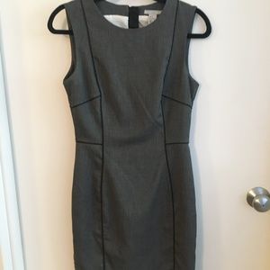 Gray and Black Dress in Women